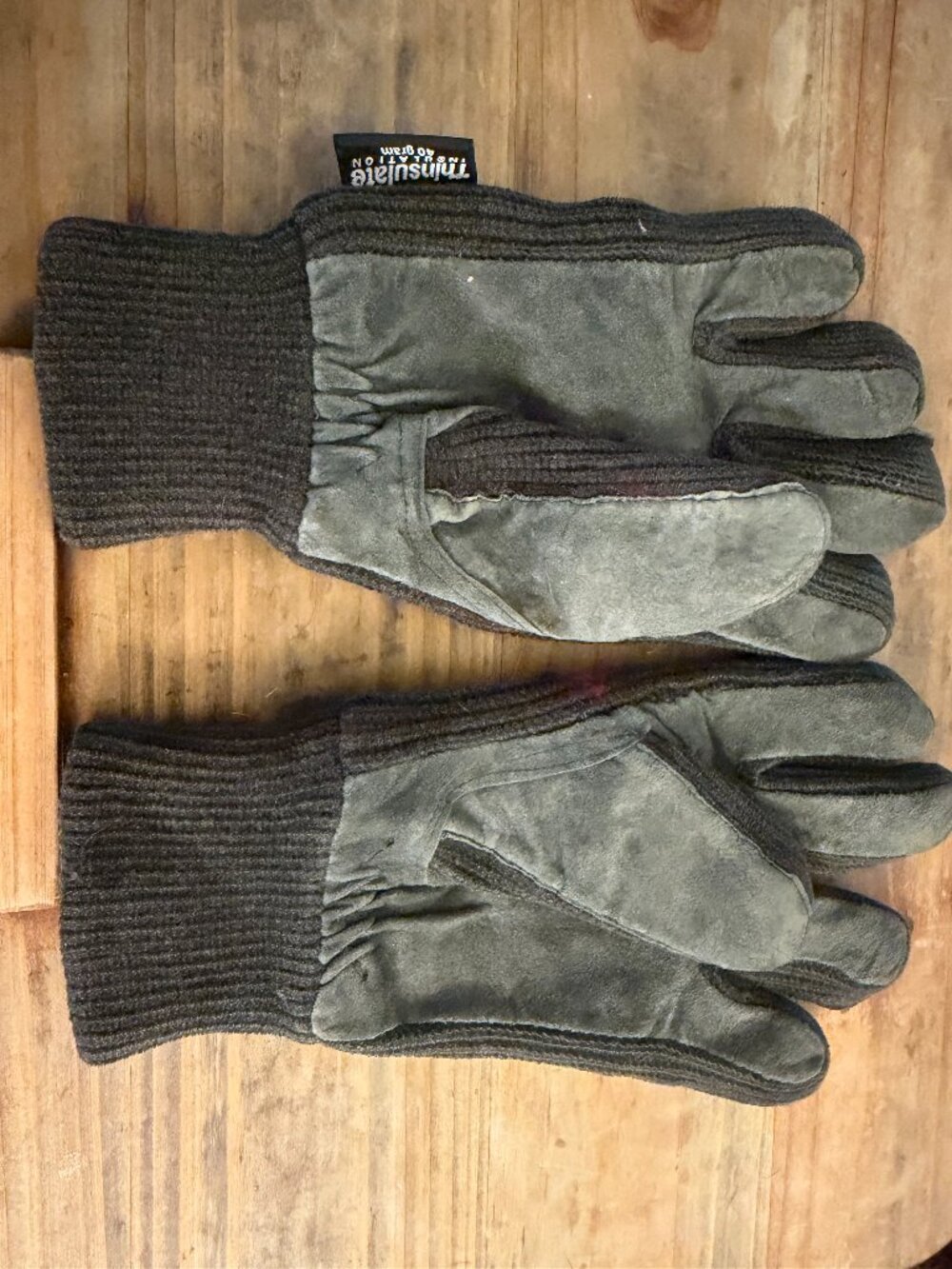 Thinsulate Olive Green Gloves W OS